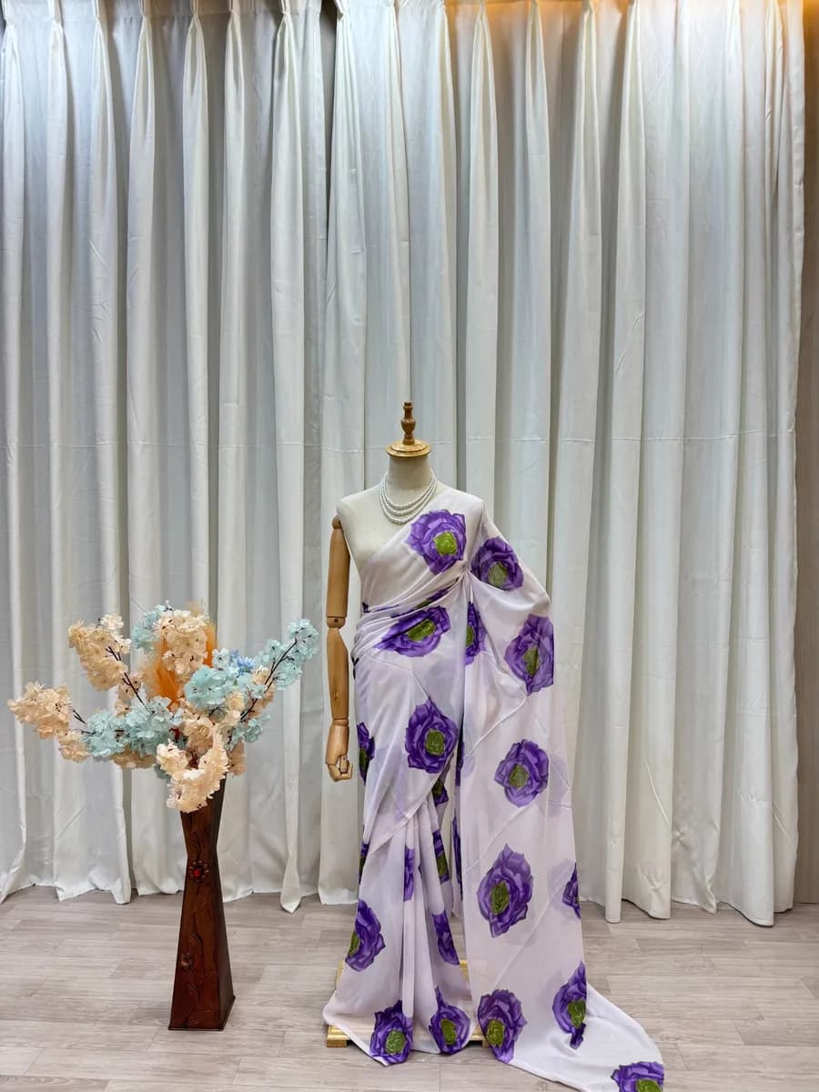 Printed Saree